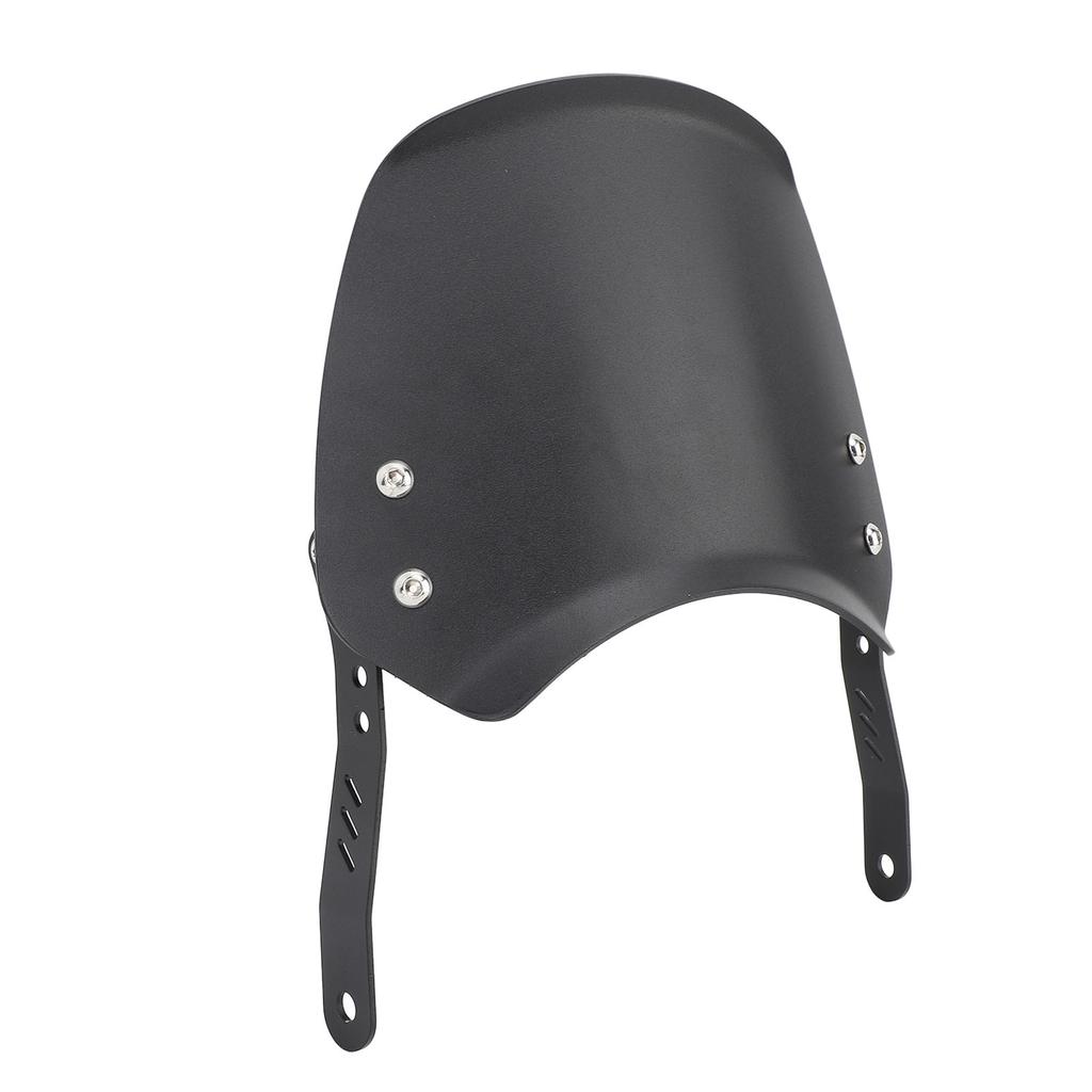 Motorcycle Aluminum Front Wind Deflector with Mount for 6.5in to 9.45in Round Headlights