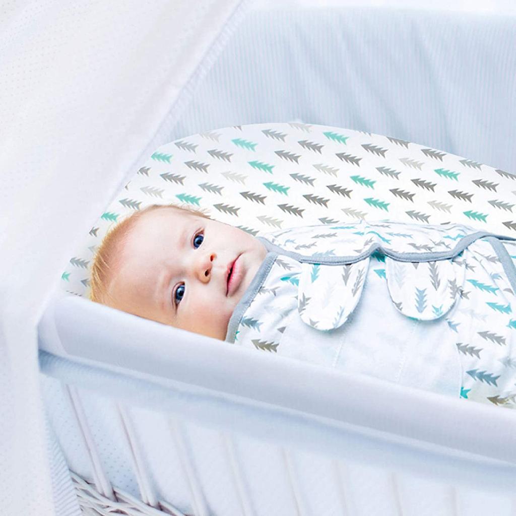 swaddle with rectangular blanket