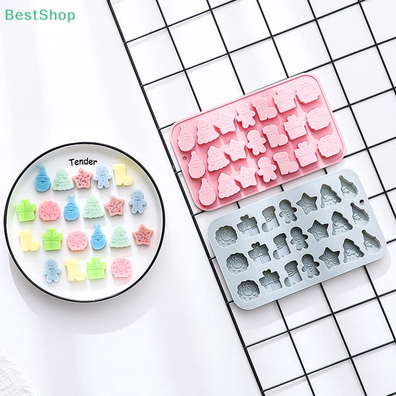 Christmas Theme Silicone Mold(gingerbread Man Christmas Tree Wreath) Chocolate Candy Mold Baking Mold