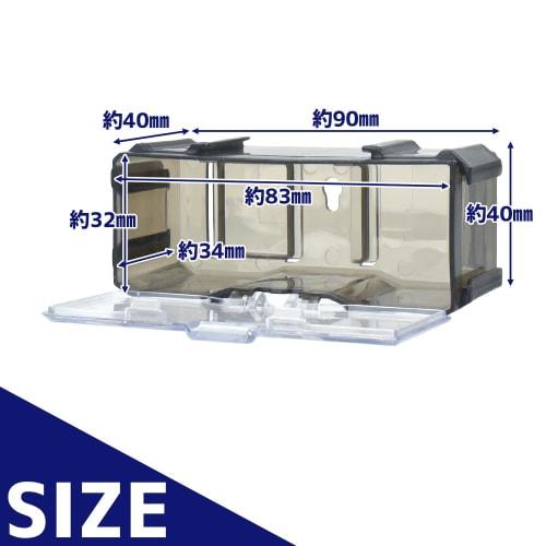 YUGENOVA Collection Cases, Set of 10, Interlocking, Customizable, Stackable, Individual Storage, Wall-Mounted Display