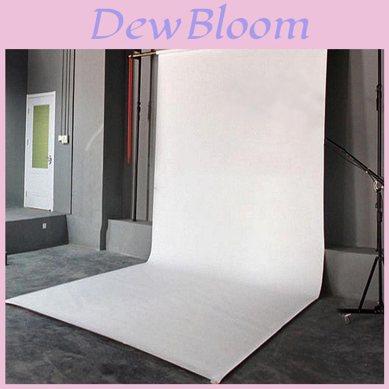 10x10ft Seamless White Photography Studio Background Nonwoven Fabric For Professional Photos