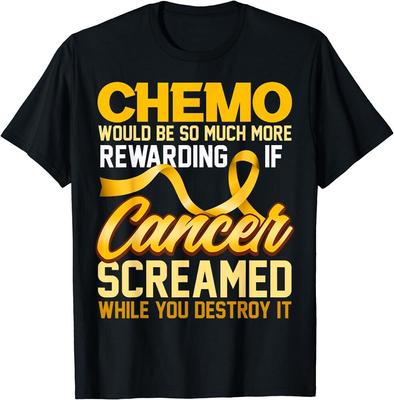 Chimioterapie ar fi mult mai plină de satisfacții dacă tricoul unisex Cancer Screamed
