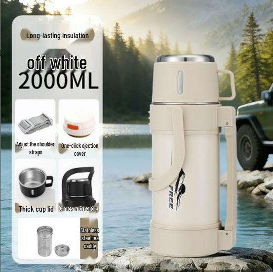 Large Capacity 304 Stainless Steel Insulated Thermos Cup for Travel and Home