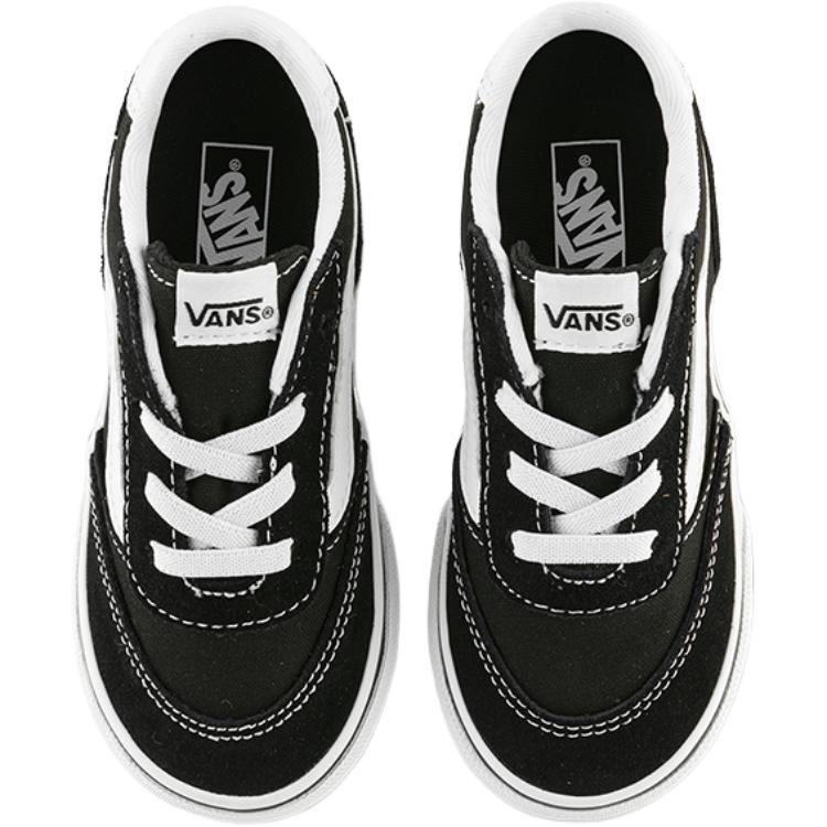 Vans Brooklyn Ls Slip-On Classics Comfortable Fashion Low-Top Walker Shoes Baby Sneaker Black VN000DBQMCG