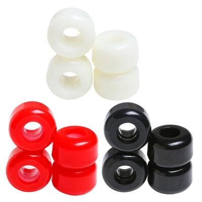 Pachet de 4 Roți cu Elasticitate Ridicată pentru Longboard-uri, Street Surfing, Rezistente la Uzură, pentru Longboard-uri și Patinaj pe Stradă