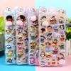 4pcs Thickened Crayon Shin-Chan Butt Pinch Decompression Sticker 3d Diy Phone Case Decorative Sticker Child Toy Account Sticker