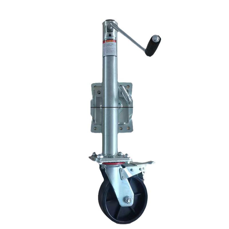 Aomai 1200lb Hand-Crank Winch Brake Jack Stand with Guide Wheel for Marine Trailer RVs