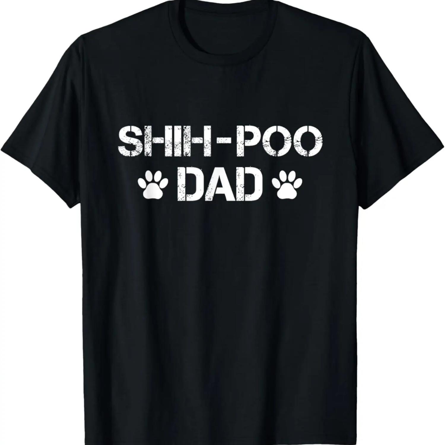 Shih-Poo Dad Shih-Poo Dog T-Shirt S