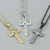 Stainless Steel Cross Pendant Necklace Men'S Foreign Trade Jewelry Accessories Pn-570