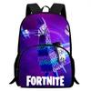 15-Inch Fortnite Cartoon Backpack with Front Pocket, Ergonomic Spine Protection Design & Padded Back Panel for Kids