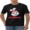 edtSEDTEefed Jollibee Red Ringer Chef Bee Food T-Shirt Men Vintage Kawaii T-Shirts Anime Manga Korean Style