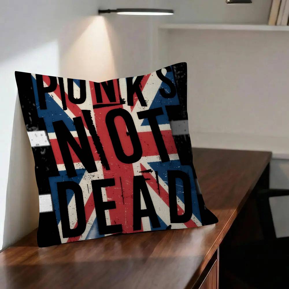 PUNKS SSex PPistolsS Cushion Pillowcase Toon Gift Cushion Cover Bedroom Home Sofa Chair Seat Decor Pillow Case
