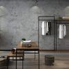 Retro Styie Cement Wallpaper Self-Adhesive PVC Waterproof Dark Gray Concrete Effect For Entrance Bedroom Living Room Decoration