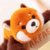 Sloth Husky Raccoon Bear Plush Table Ornament Stuffed Animal Doll Plush Lying Animal  Kids Toy
