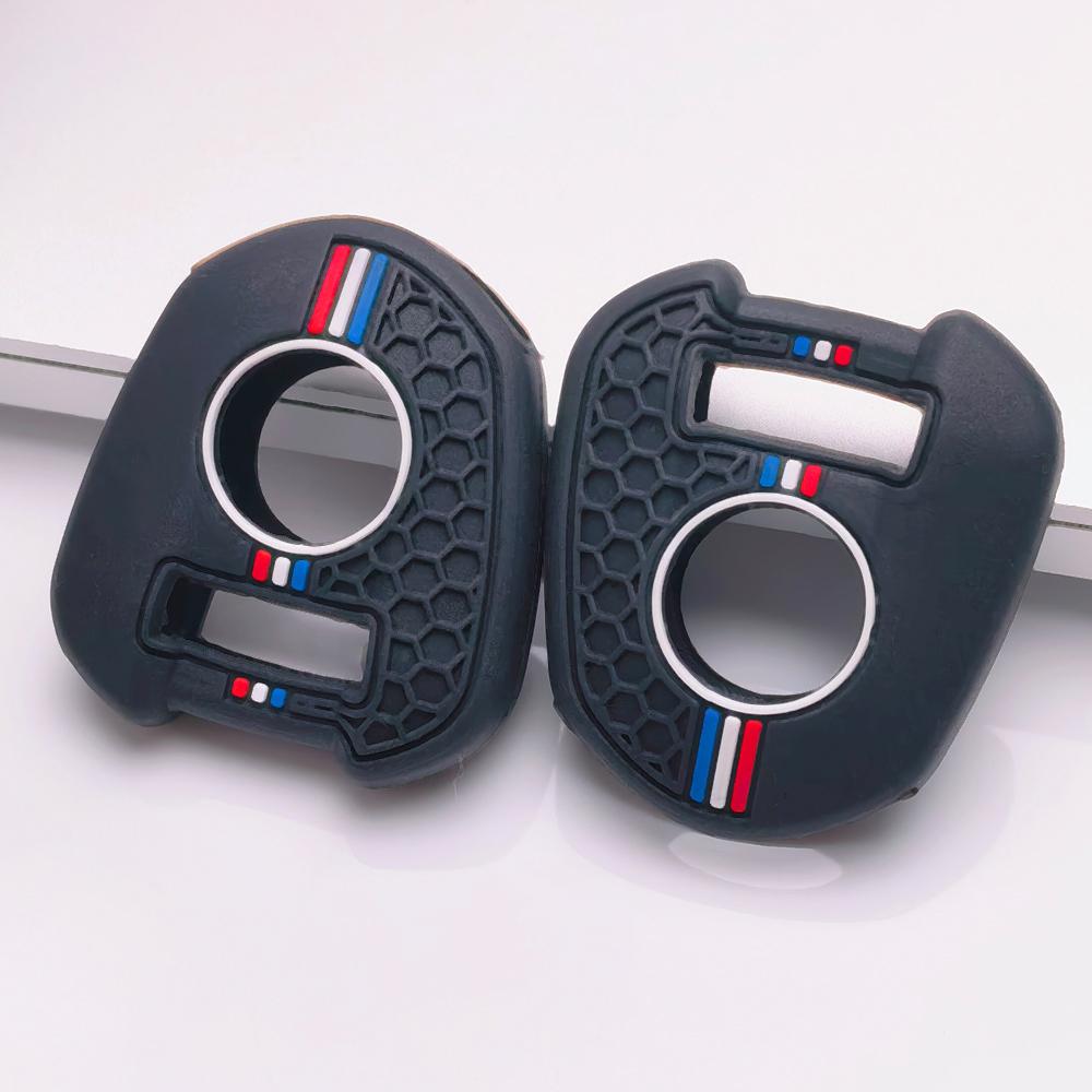 Motorbike Smart Key Protector for Honda CB CBR PCX ADV FORZA X-ADV Africa Twin Rebel Honeycomb Texture Racing Stripe Moto Smart Key Shell Protector