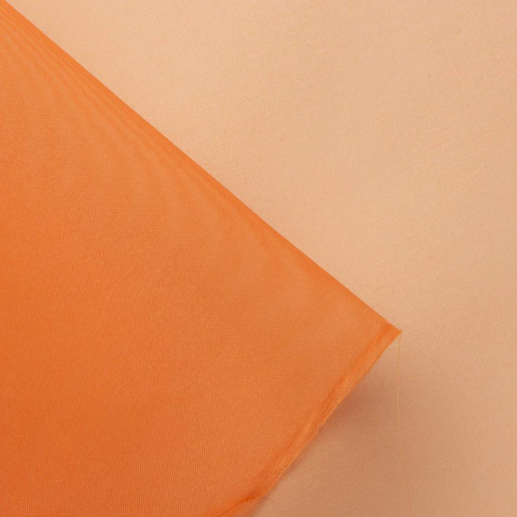 Cosmo Textile Organza Solid 122cm Wide X 3m Craft Supplies Fabric, Color, 100% Polyester, Approx. Cut, Col. 142, Orange, DDD391,