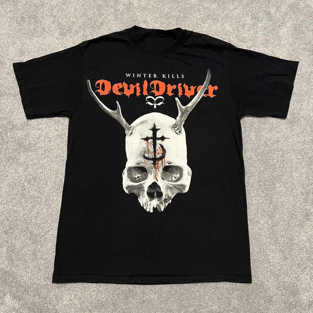 Winter Rock DevilDriver Kills Album Band Unisex T-Shirt All Size SB300 Unisex T-Shirt M