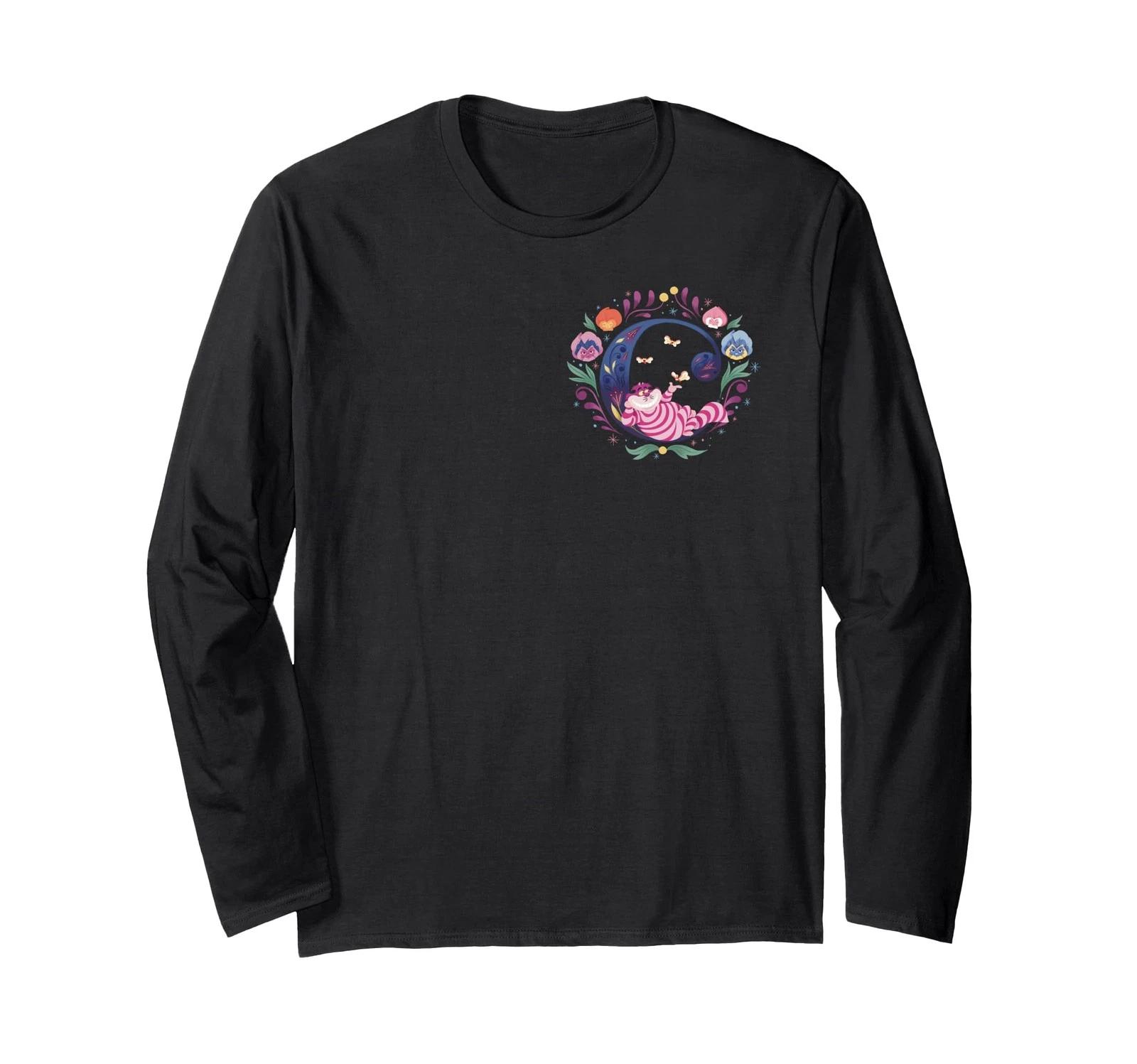 Disney Alphabet Monogram Cheshire Cat C Long-Sleeve T-Shirt_ S