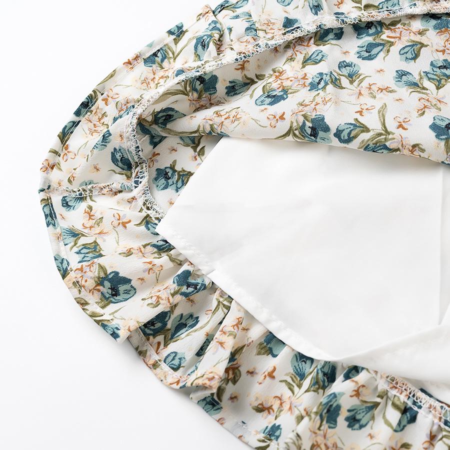 2025 Spring Women's European and American Style Printed Sling Dress