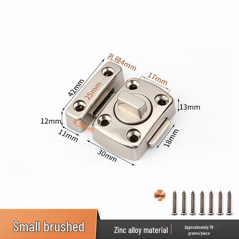 Zinc Alloy Anti-theft Sliding Door Lock with Rotating Bolt