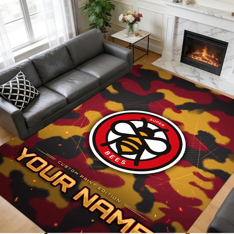Crystal Velvet Rug Custom Name Text, Soft Non Slip Floor Mat Home DecorBrentford Football
