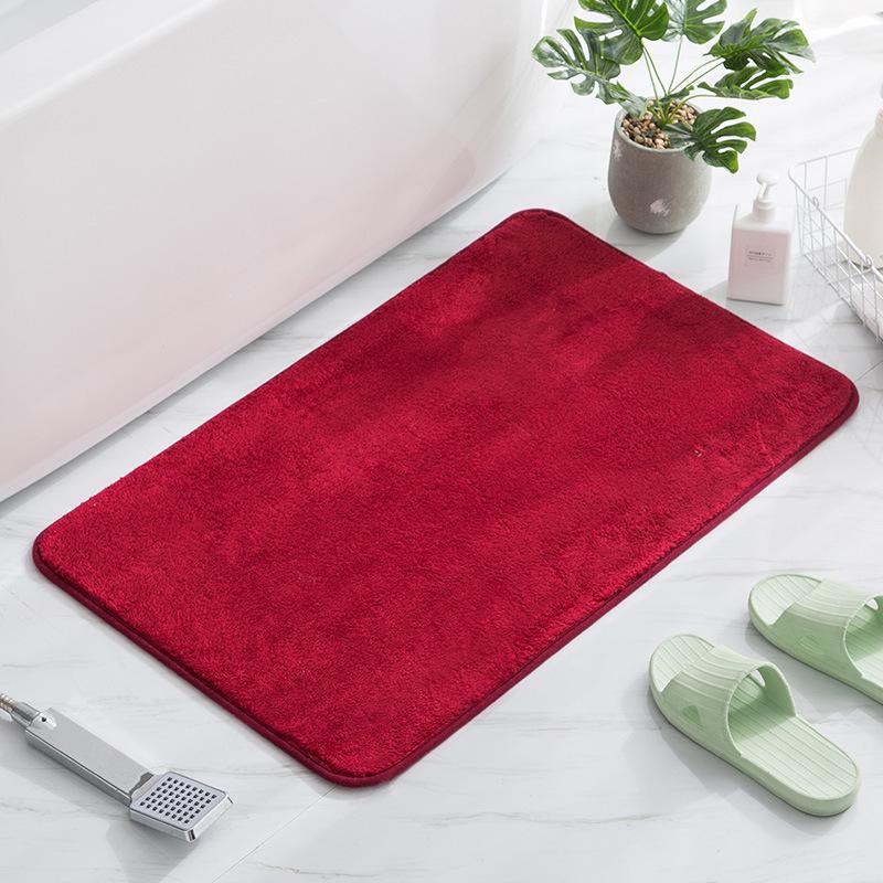 China Supplier Non Slip Bathroom Bedroom Carpet Super Soft Cotton Bath Mat