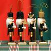 4 Pieces Christmas Nutcracker Hanging Ornaments Gift Arts Crafts Creative Wooden