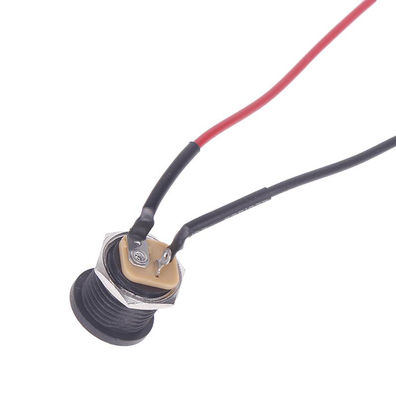 5/10Pcs 5.5 X 2.1Mm 5.5*2.5Mm Convenient Snap Type Dc Power Jack Socket Female Panel Mount Connector Port