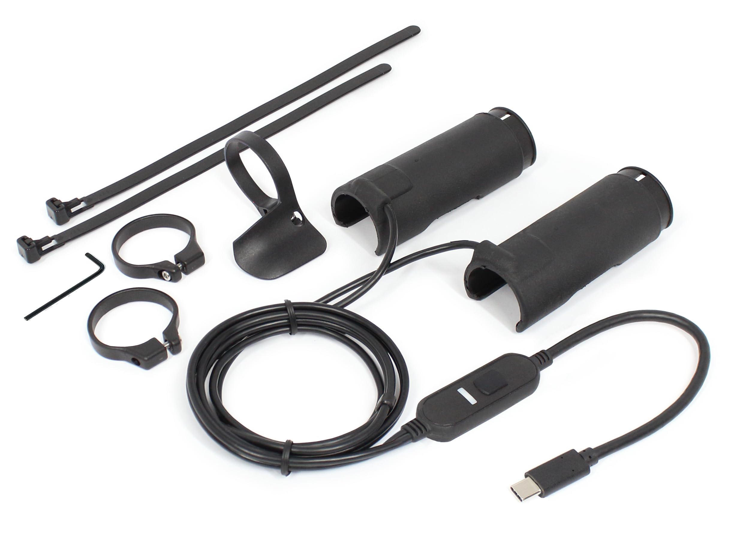 

OPMID Clip Grip Heater 2 USB General for USB PD Chargers with Output of 12V or L1205 Type-C 15W, Purpose, Type-C 1.5A (18W) More, чёрный