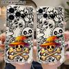 Phone Case: 2D Flat Design, Suitable for iPhone 18 17 16 15 14 13 Pro, Featuring a Wizard Skull with Crossed Bones, Perfect Christmas and Halloween Ho
