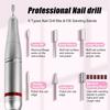 45000RPM Nail Drill Machine With Low Vibration Professional Nail Milling Machine With Pause Mode Manicure Set For Salon Home Use