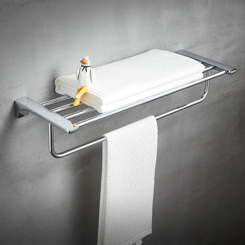 304 Stainless Steel Bathroom Hardware Chrome Towel Storage Rack ,Corner Shelf,Toilet Brush,Paper Holder Bathroom Accessories