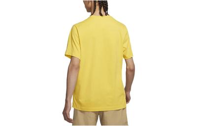 T Shirts Men's Yellow Crew Neck Moderate Straight Fit AR4999-709