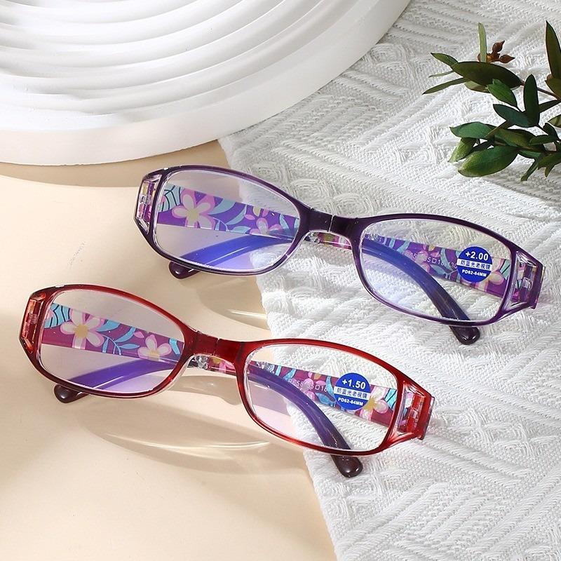 3PCS Foldable Reading Glasses for Women Anti-Blue Light Eyeglasses Men Portable Magnifier Eyewear +100 ~ +400