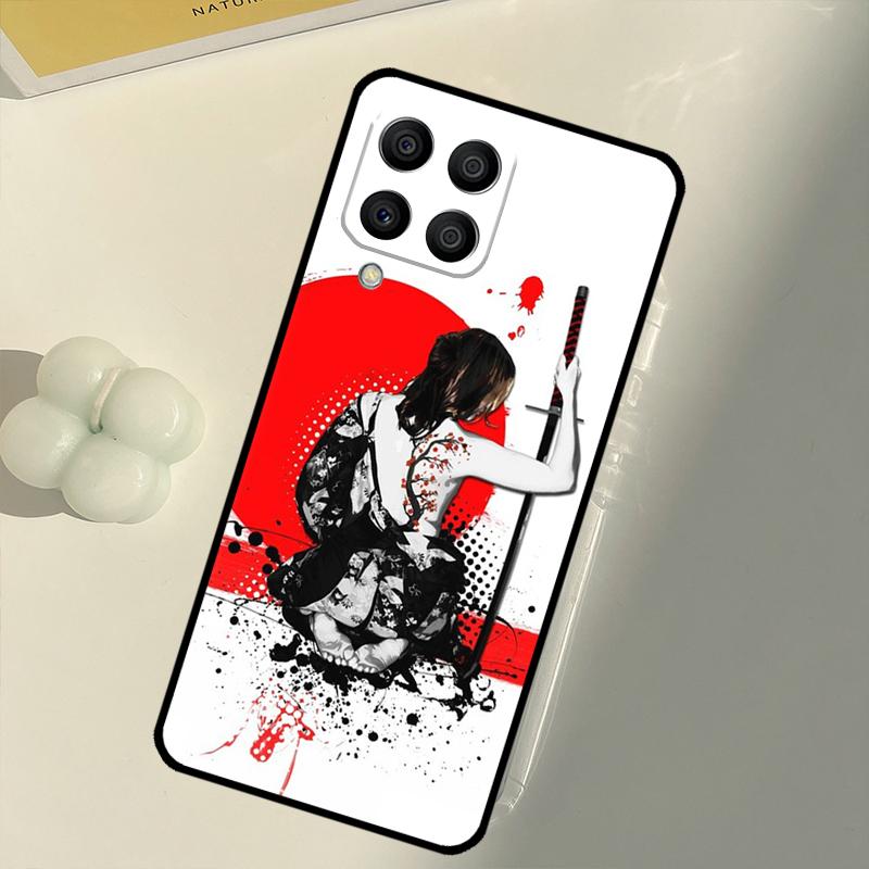 Anime Girl Samurai For Samsung Galaxy M31 M16 M11 M21 M13 M33 M35 M53 M55 M15 M14 M34 M54 M12 M32 M52 M06 Case
