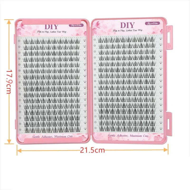 European & American Thick Curly False Eyelashes - 32 Rows Large Set