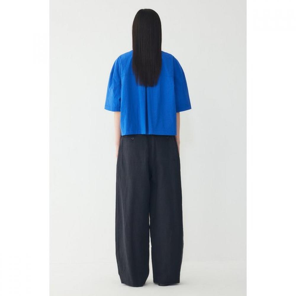 Studio Tomboy Back Pleat Short Sleeve Shirt 9176221985