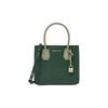 Mercer Lock Organ Letter Logo Color Block Commuting Artificial Leather Crossbody Bag Handbag Medium Women's Green Color Block