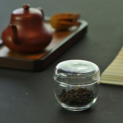 Mały szklany słoik z pokrywką Pojemnik na cukier Butelki Przechowywanie kuchenne Szklane słoiki Przezroczysta mini butelka do przechowywania herbaty