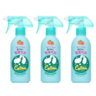 On The Body Shampoing pour les pieds en coton 385 ml Lot de 3 Pamplemousse