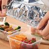 10/100Pcs Aluminum Foil Film Insulation Food Covers Heat Resistant BPA Free Kitchen Fresh-Keeping Insulation Film Food Storage Covers