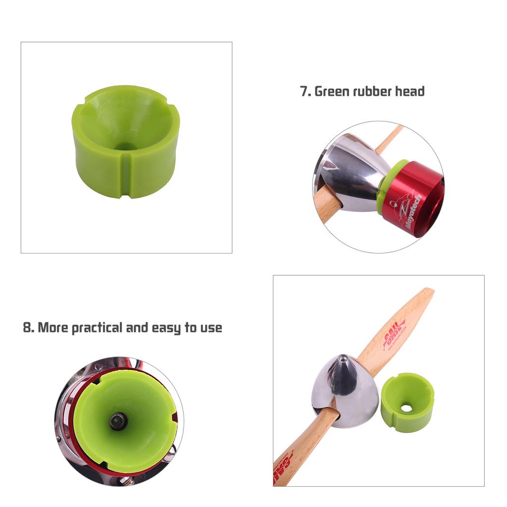 Mayatech TOC Electric Rc Engine Starter Spare Parts Special Starting Aluminum Alloy Cup Head Starting Rubber Head