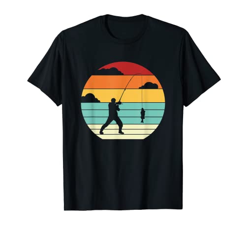 Retro Fly Fisher, Spin Fisher, Deep Sea Angler T-Shirt