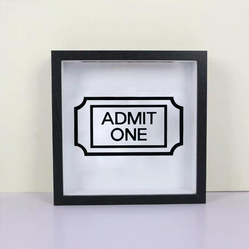 Travel Ticket & Postcard Collection Frame with Storage