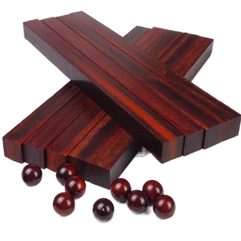 Red Sandalwood Offcuts: High-Density, Super Hard Materials for Hairpins, Suona Rods, Prayer Beads, and Erhu.