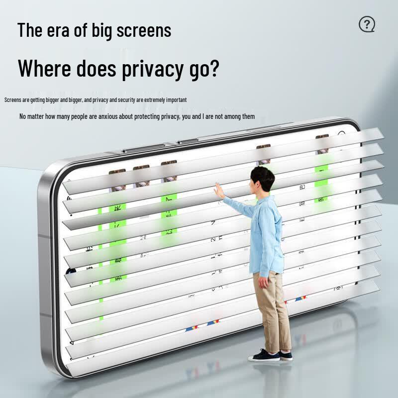 BLUEO Anti-Peep Tempered Glass Screen Protector for OPPO