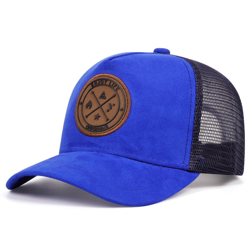 Men's Fashion Enjoy Life Hat Outdoor Sports Duck Tongue Hat Embroidered  Women's Baseball Sun Hat Mesh Cap Unisex