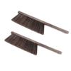 solid wood straight handle 4-row brush (2 pcs)