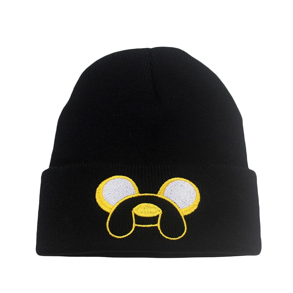 Embroidery Knitted Cap Ear Protection Beanie Hats Fashion Bonnet  Outdoor