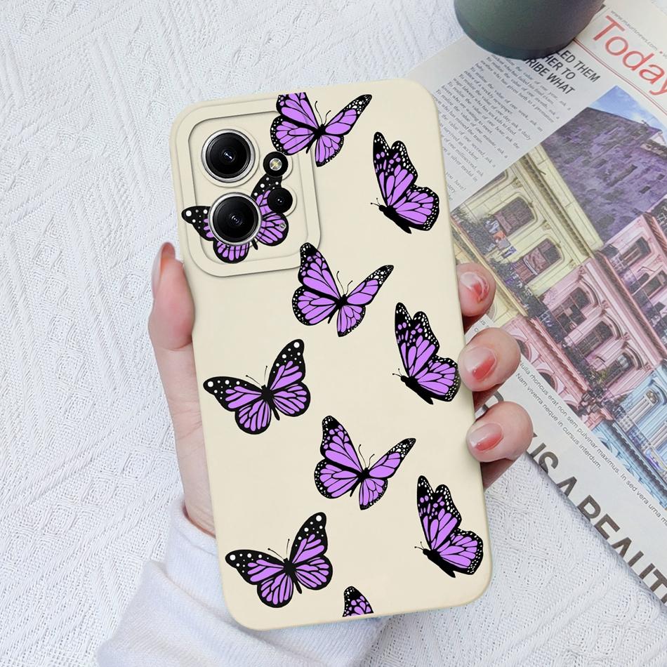 Case For Xiaomi Redmi Note 12 12S 4G 5G Patterned Full Protection Soft Liquid Silicone Cartoon Cover For Redmi Note 12 S Funda
